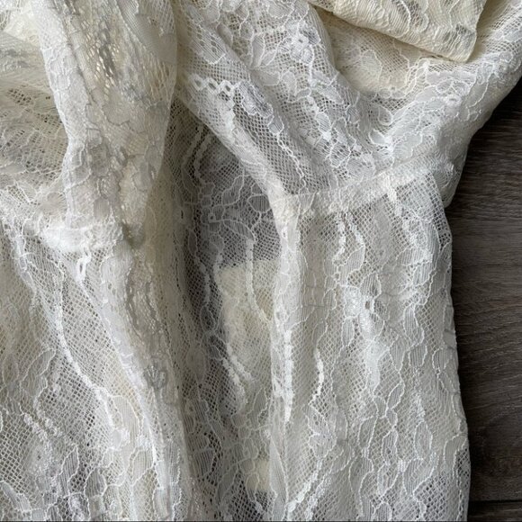 Guess Lace Button Down Stretch  Blouse Shirt - Picture 11 of 13